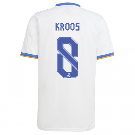 Fußballtrikots Real Madrid Toni Kroos 8 Heim Trikotsatz 2021-2022